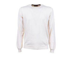 FAY Men's Fine-Knit Crew Neck Long Sleeve Sweater Men BROWN Sweaters & Cardigans